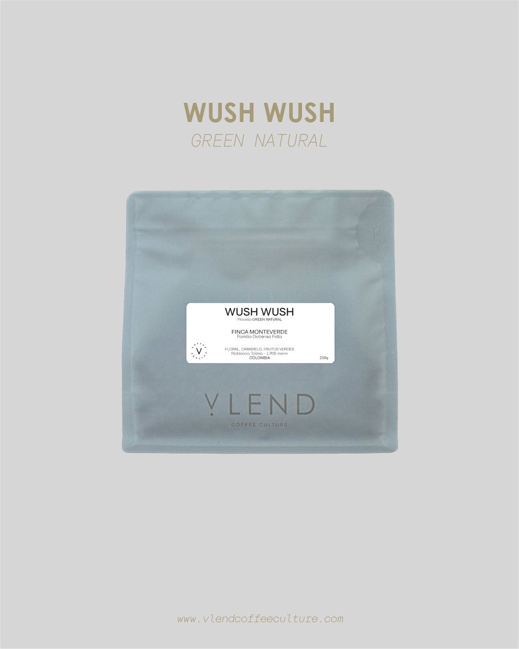 WUSH WUSH GREEN NATURAL 250gr