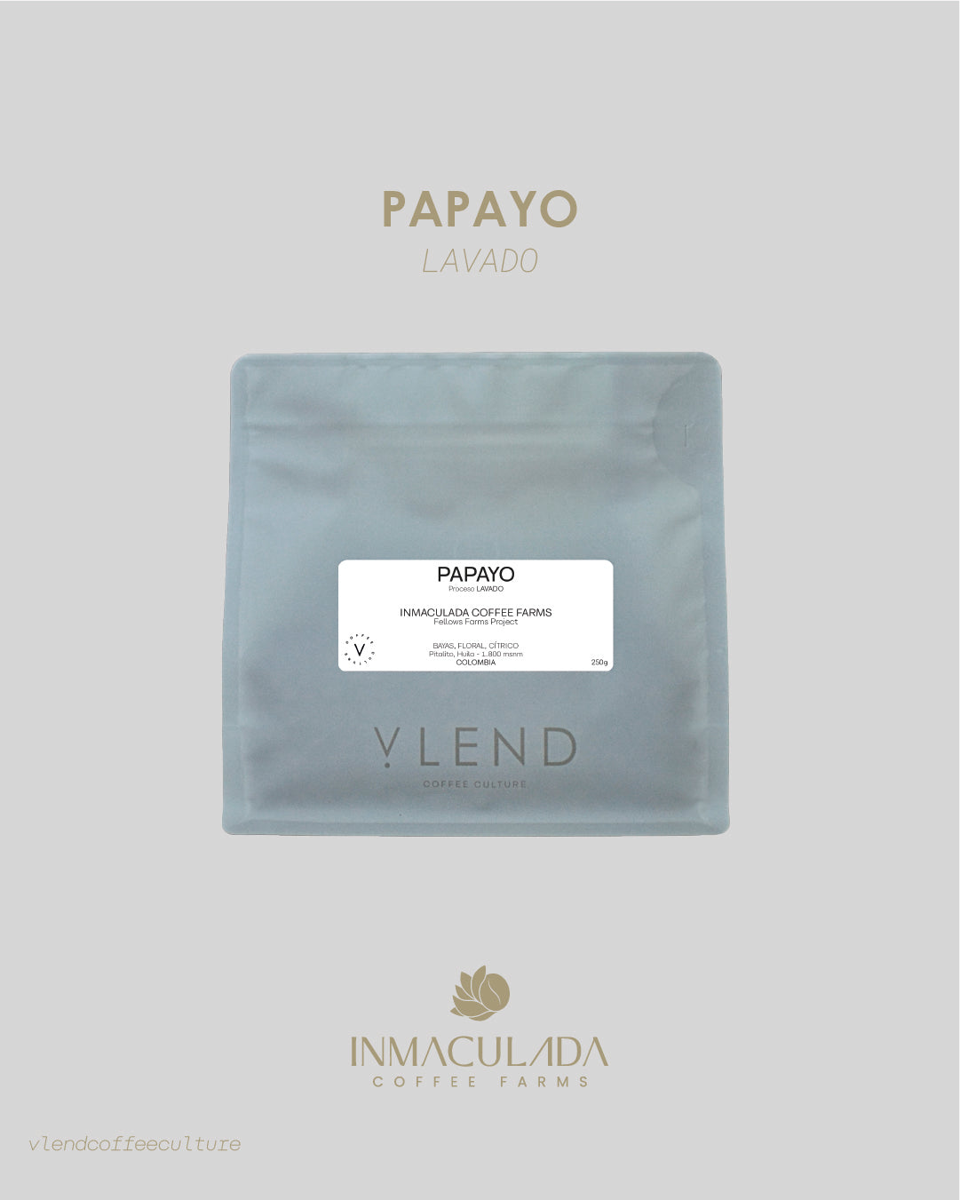 PAPAYO LAVADO 250gr