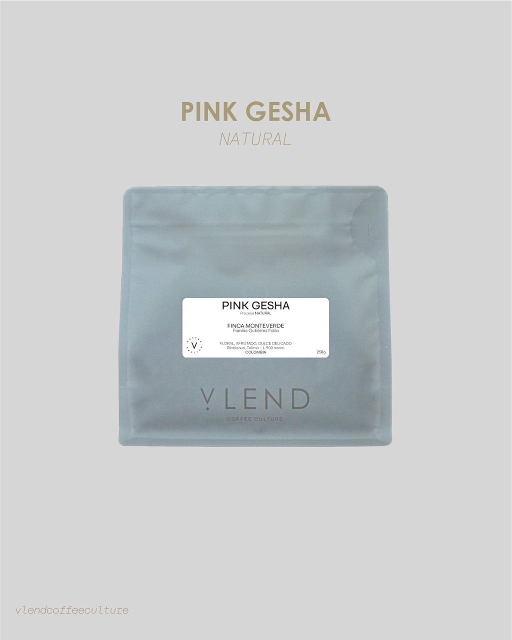 PINK GESHA NATURAL 250gr