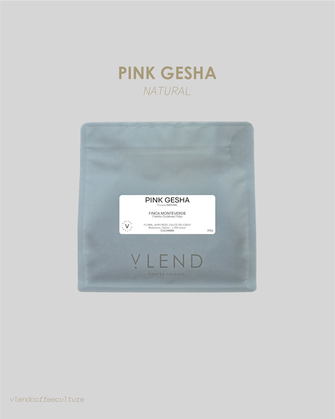 PINK GESHA NATURAL 250gr